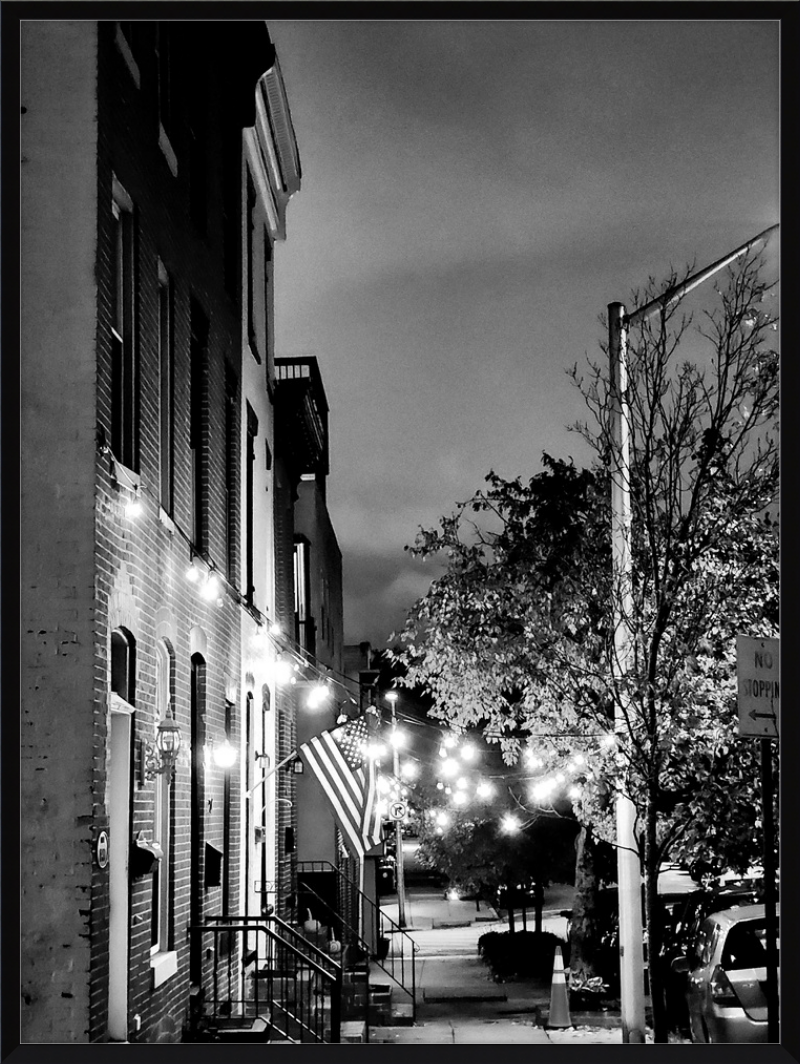 in B&W Baltimore City Highland Fellspoint MD