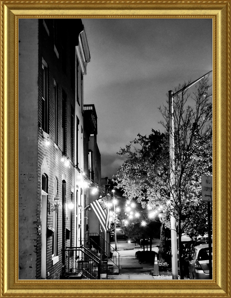 in B&W Baltimore City Highland Fellspoint MD