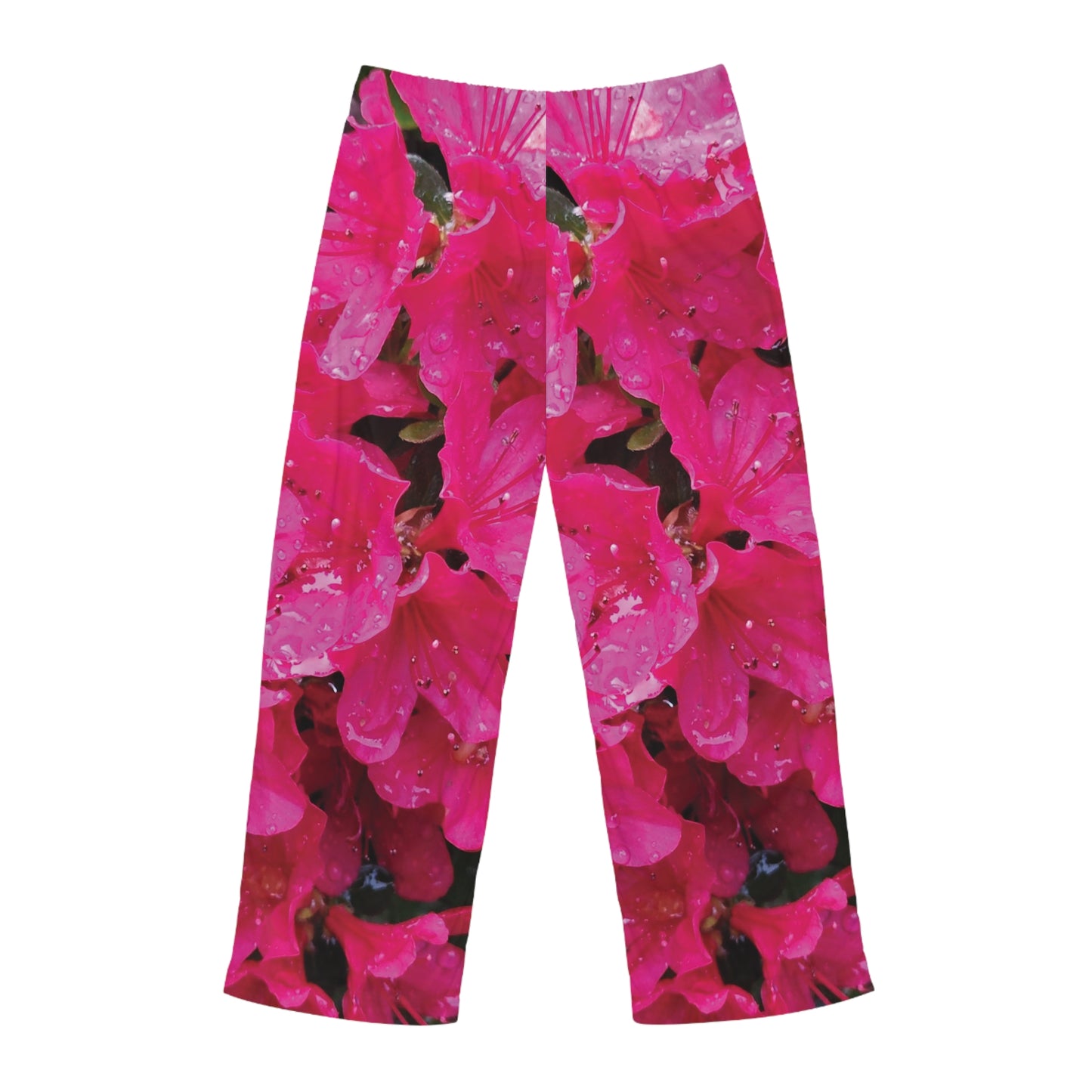 Floral Autum Pink Men's ArtWear Pajama Pants.